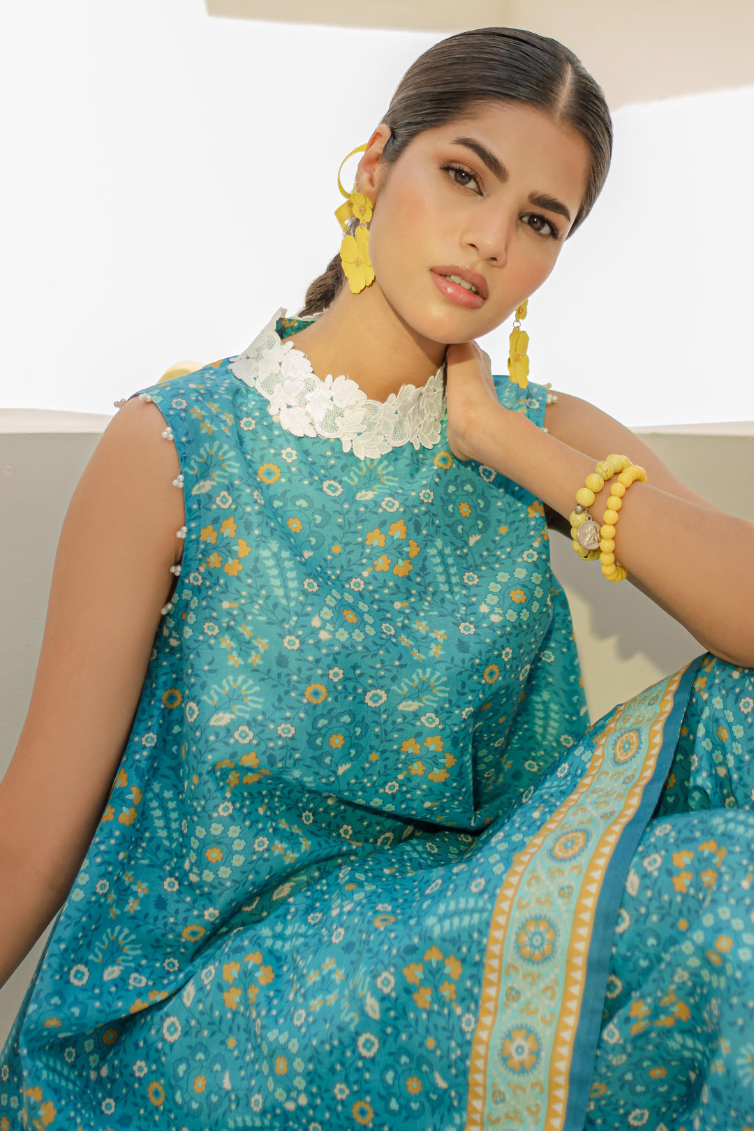 Zellbury | Unstitched 2 Piece Cambric | Shirt Shalwar - 0103 - Libasekhas