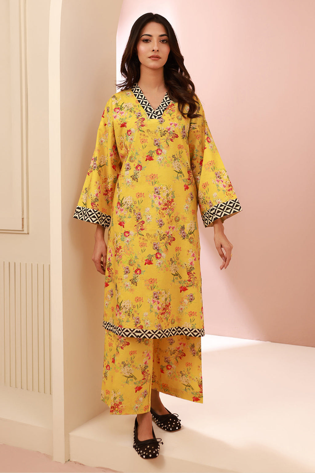 Zellbury | Unstitched 2 Piece Cambric | Shirt Shalwar - 0609 - Libasekhas