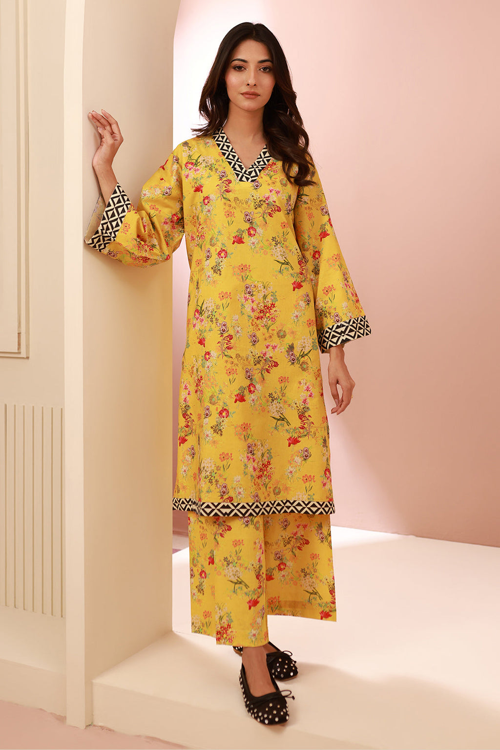 Zellbury | Unstitched 2 Piece Cambric | Shirt Shalwar - 0609 - Libasekhas