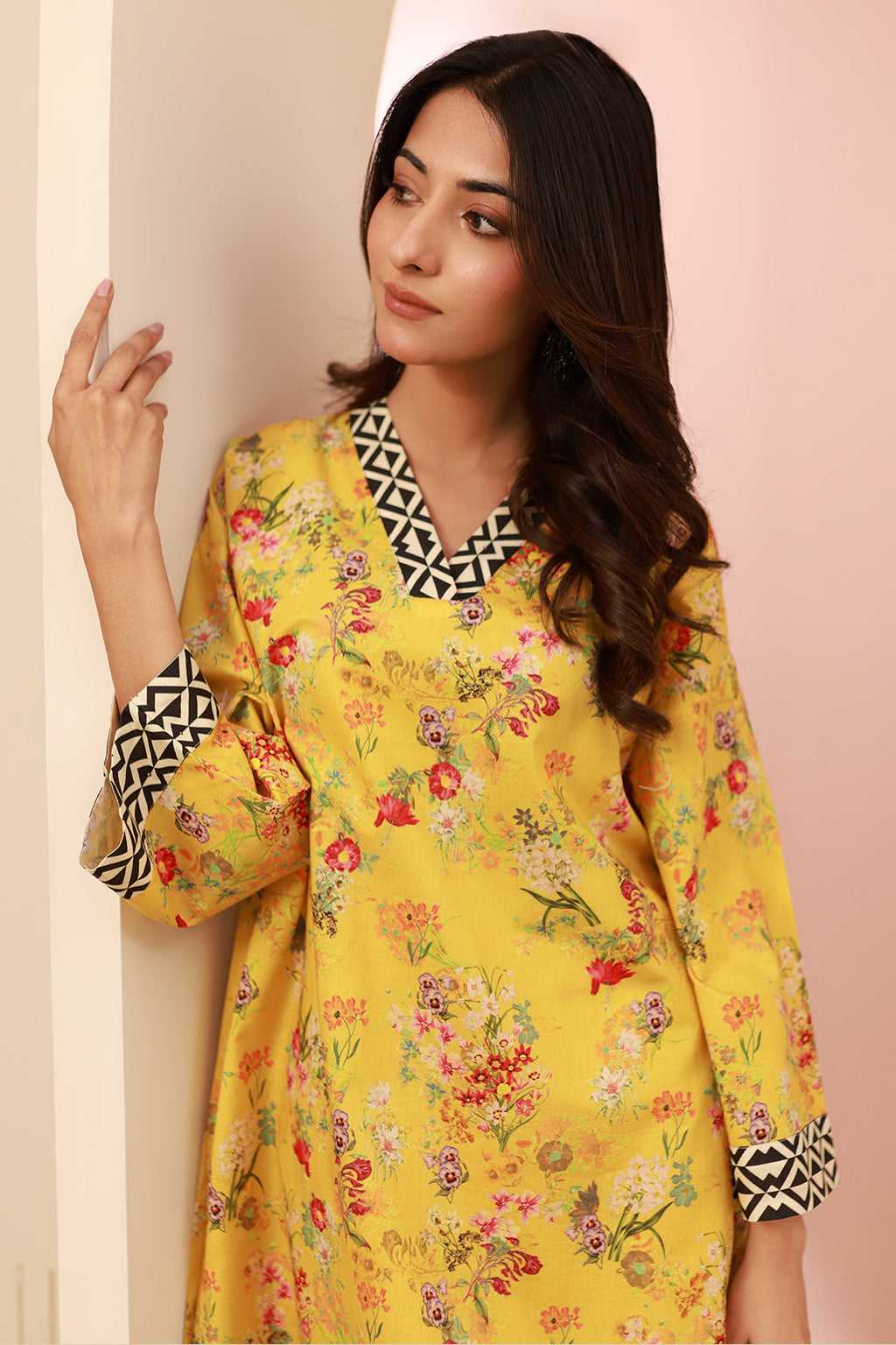 Zellbury | Unstitched 2 Piece Cambric | Shirt Shalwar - 0609 - Libasekhas