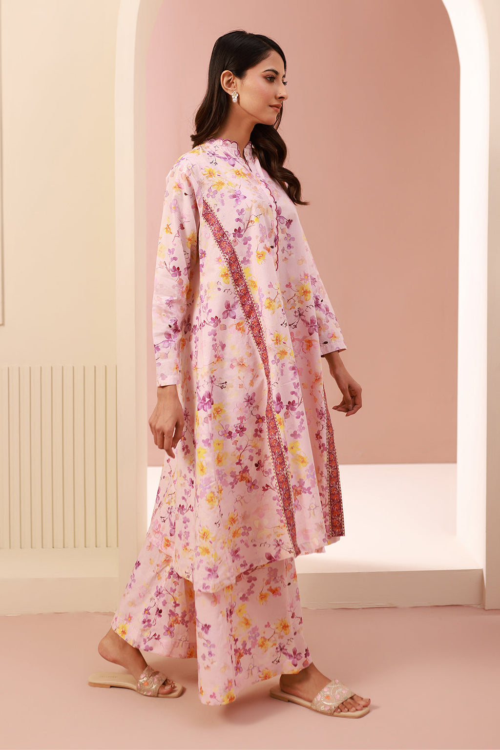 Zellbury | Unstitched 2 Piece Cambric | Shirt Shalwar - 0610 - Libasekhas