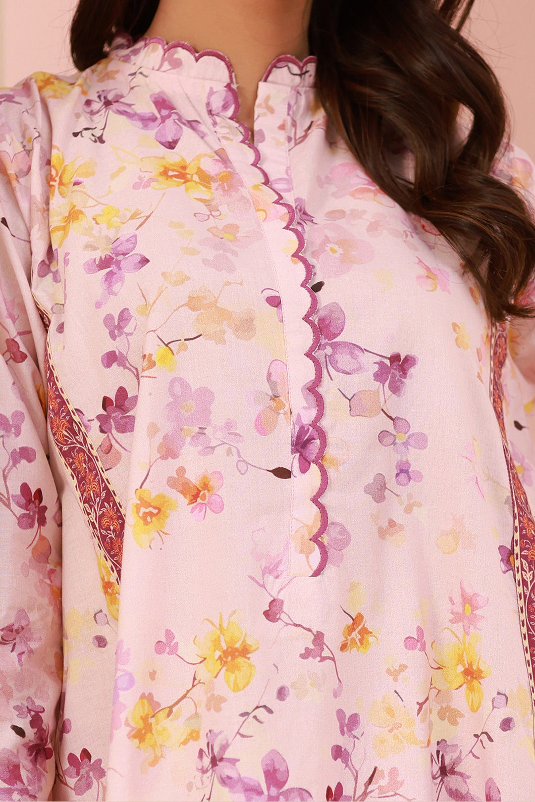 Zellbury | Unstitched 2 Piece Cambric | Shirt Shalwar - 0610 - Libasekhas