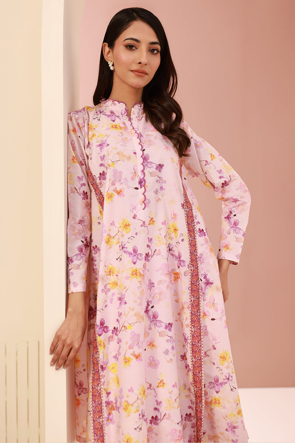 Zellbury | Unstitched 2 Piece Cambric | Shirt Shalwar - 0610 - Libasekhas