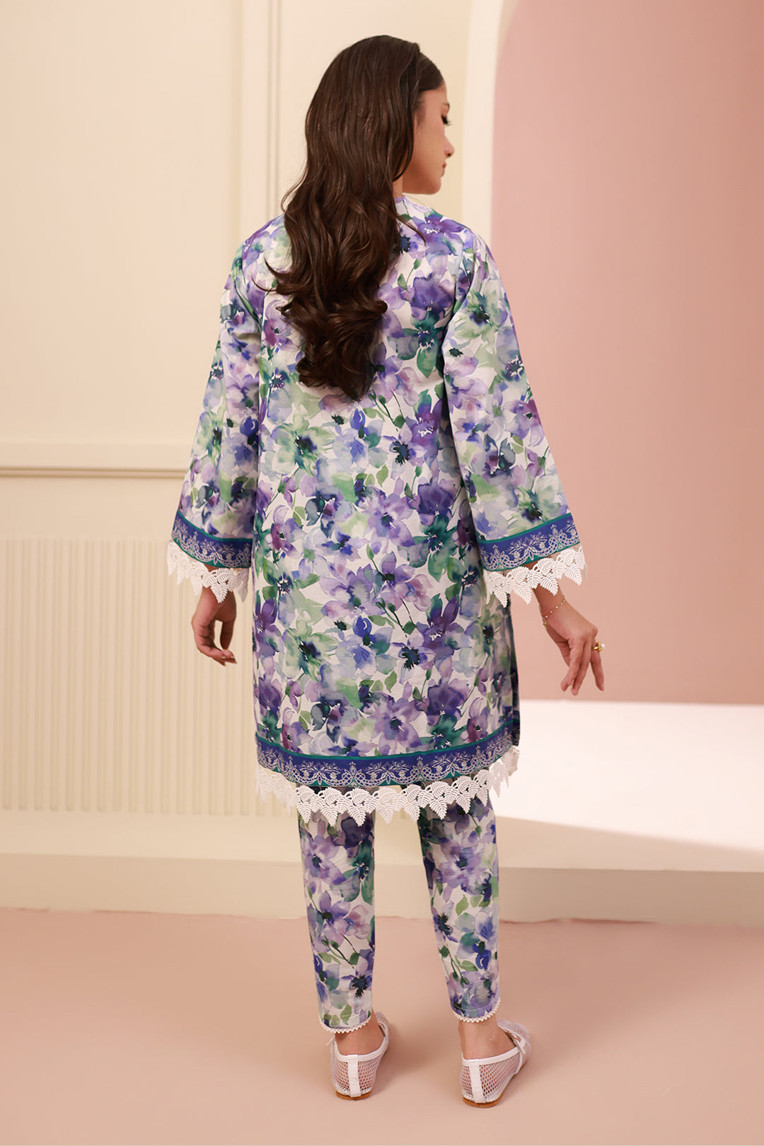 Zellbury | Unstitched 2 Piece Cambric | Shirt Shalwar - 0613 - Libasekhas