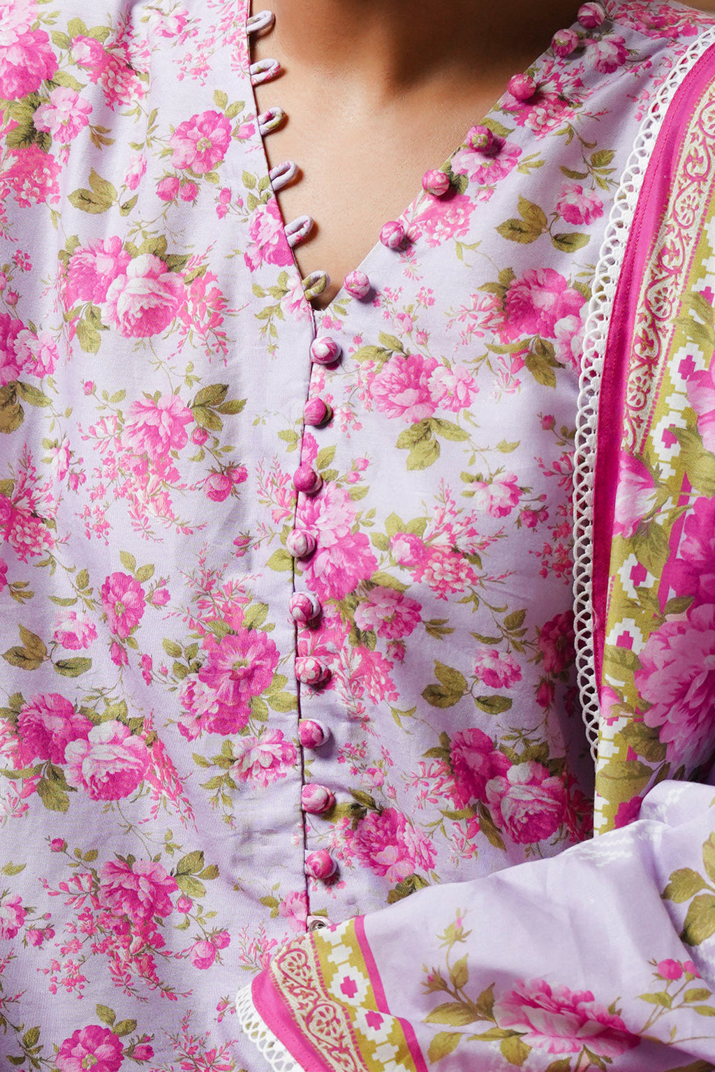 Zellbury | Unstitched 3 Piece Cambric | Shirt Shalwar Dupatta - 0047 - Libasekhas