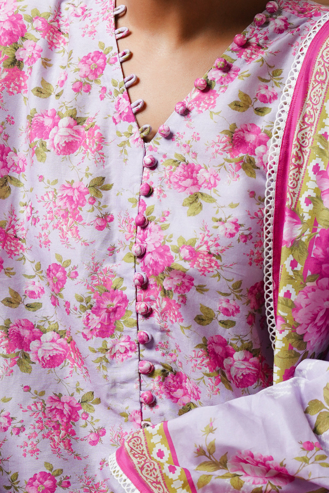 Zellbury | Unstitched 3 Piece Cambric | Shirt Shalwar Dupatta - 0047 - Libasekhas