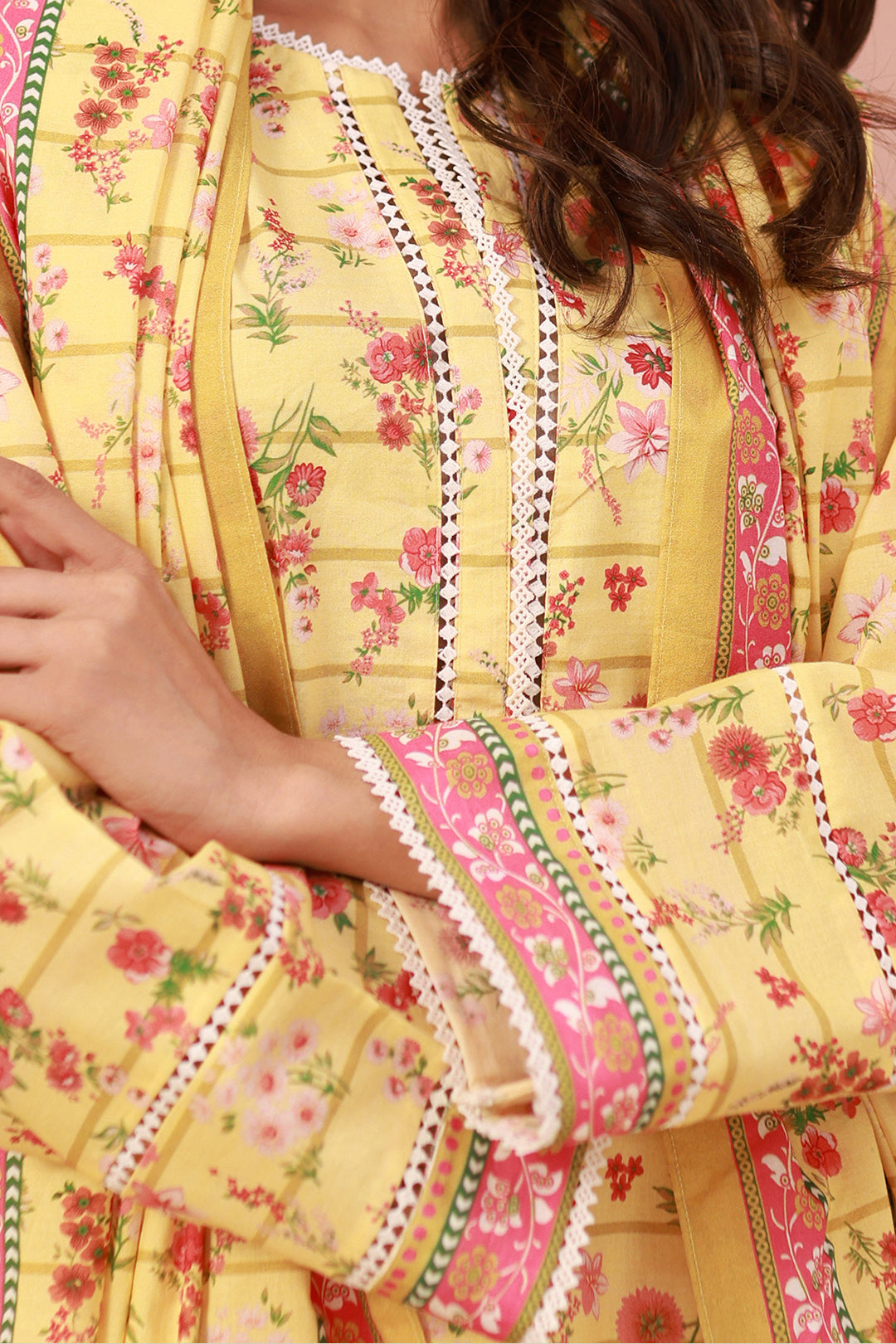 Zellbury | Unstitched 3 Piece Cambric | Shirt Shalwar Dupatta - 0627 - Libasekhas