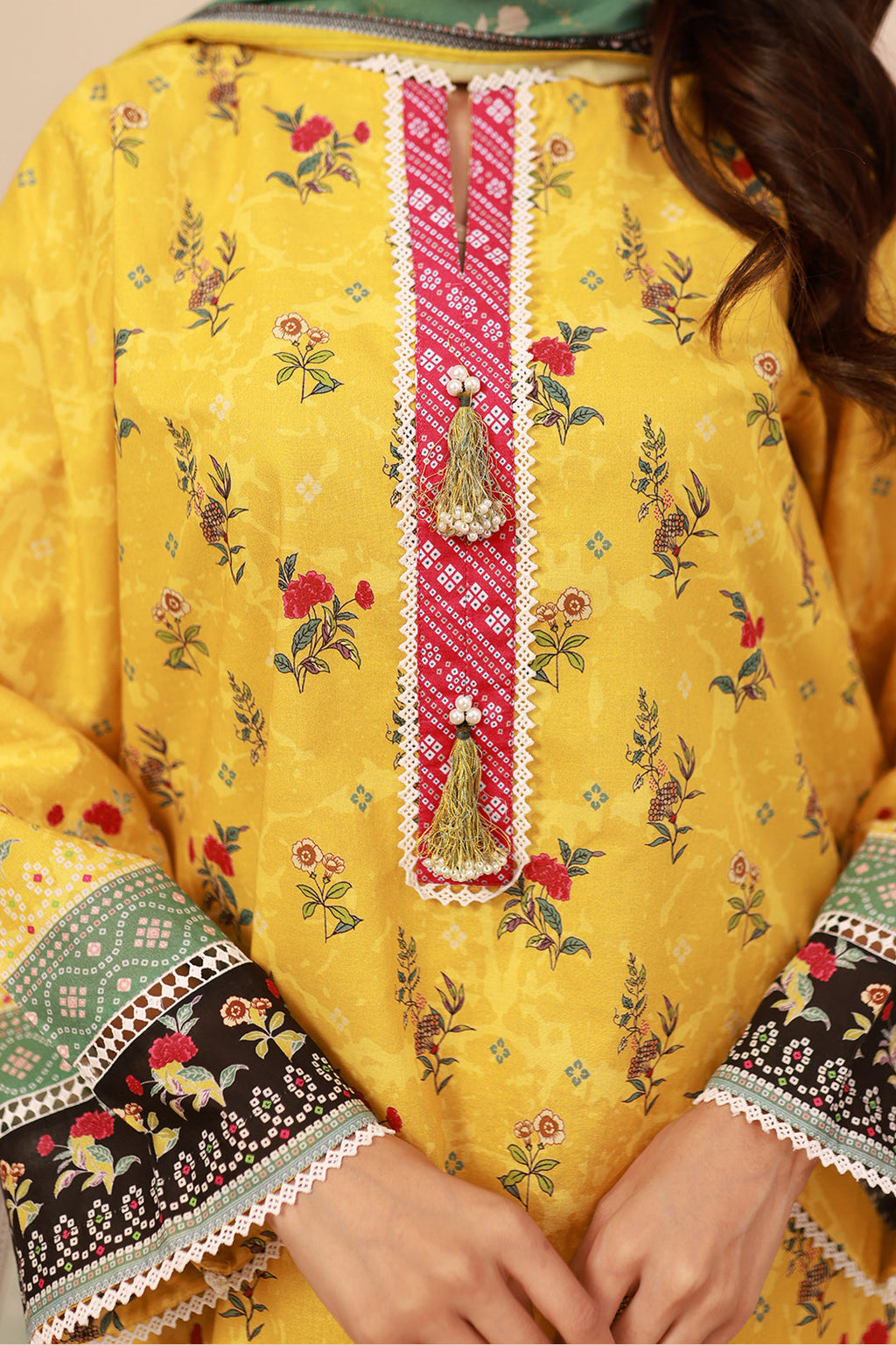 Zellbury | Unstitched 3 Piece Cambric | Shirt Shalwar Dupatta - 0631 - Libasekhas