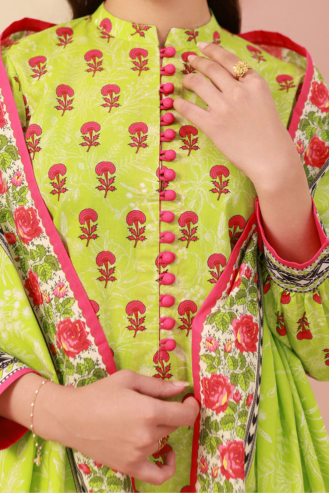 Zellbury | Unstitched 3 Piece Cambric | Shirt Shalwar Dupatta - 0634 - Libasekhas
