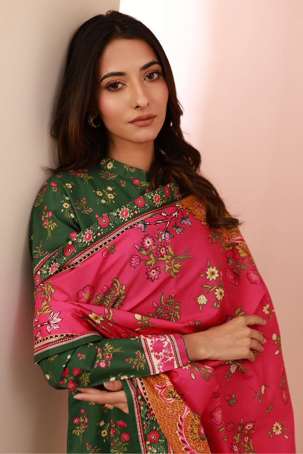 Zellbury | Unstitched 3 Piece Cambric | Shirt Shalwar Dupatta - 0662 - Libasekhas
