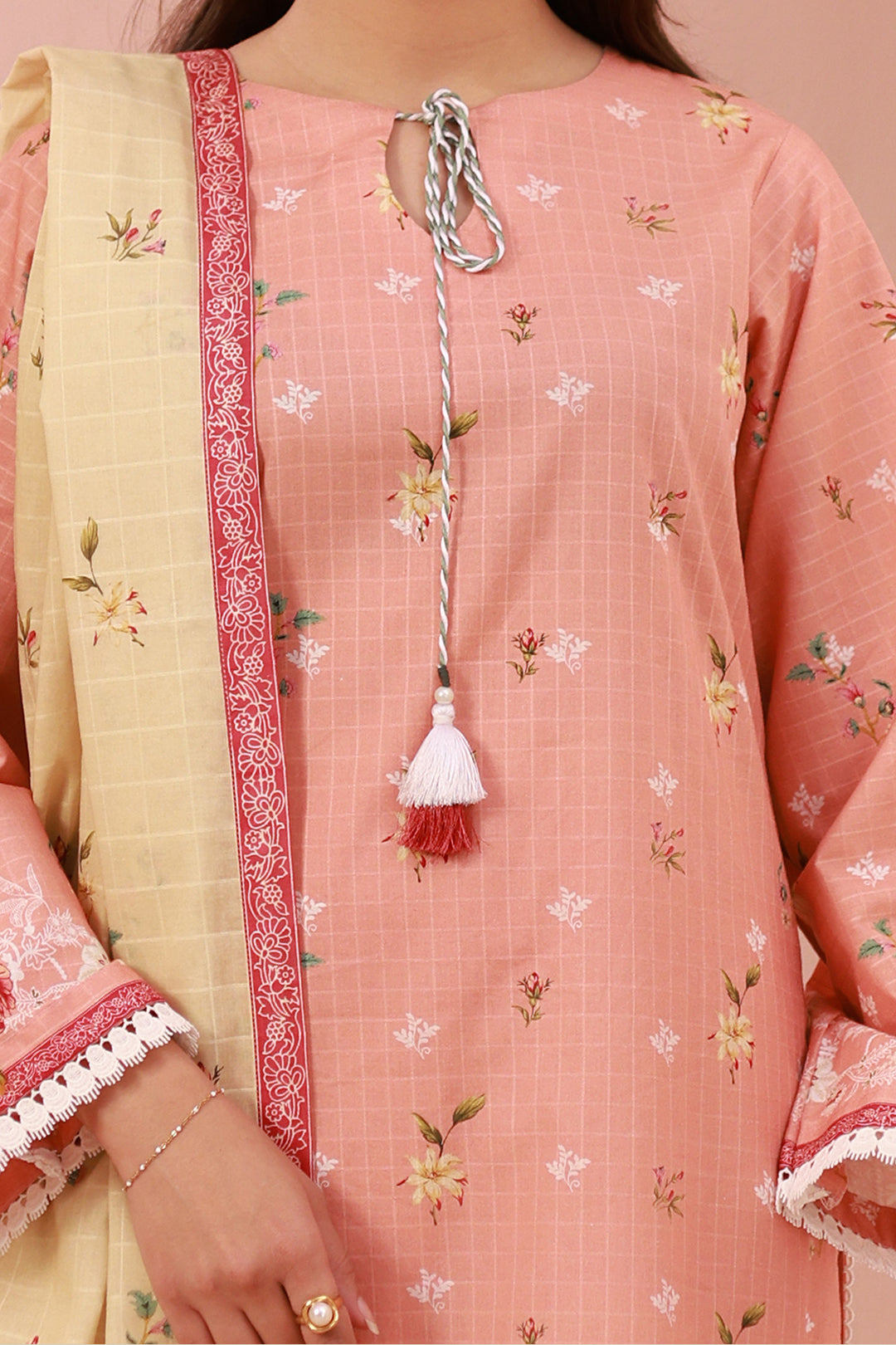 Zellbury | Unstitched 3 Piece Cambric | Shirt Shalwar Dupatta - 0665 - Libasekhas