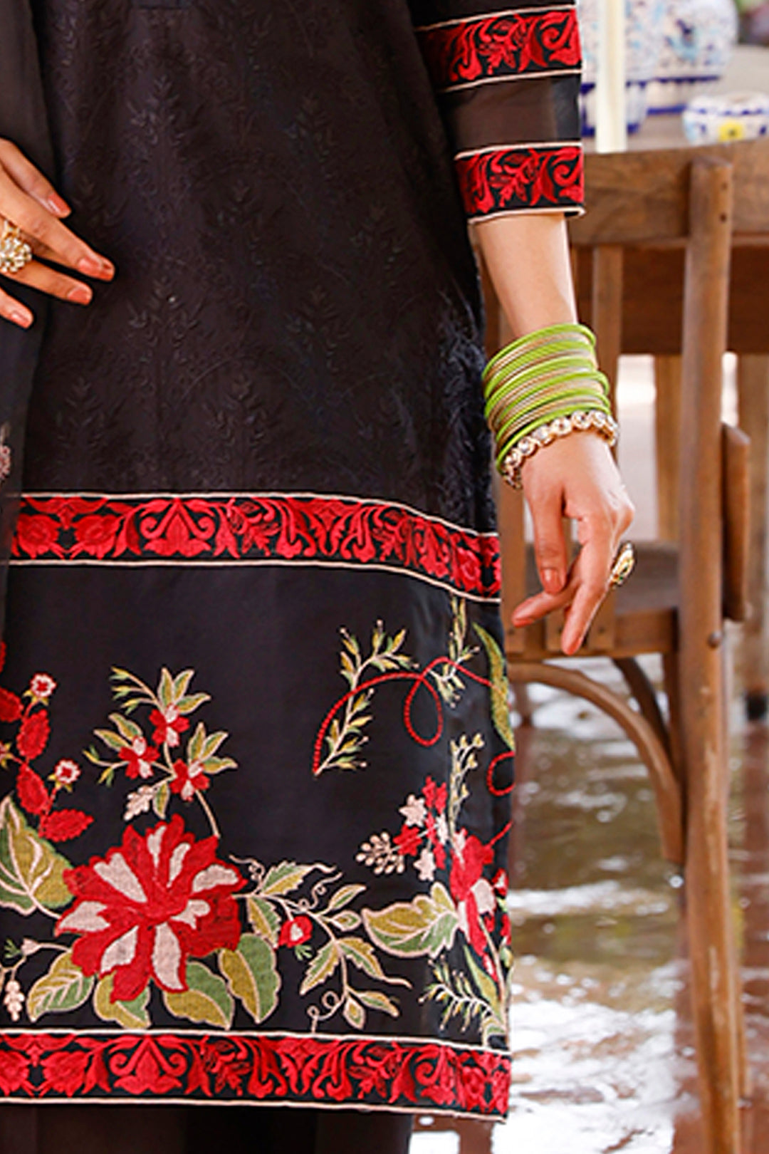 Zellbury | Unstitched 3 Piece Cambric | Embroidered Shirt Shalwar Dupatta - 0283 - Libasekhas