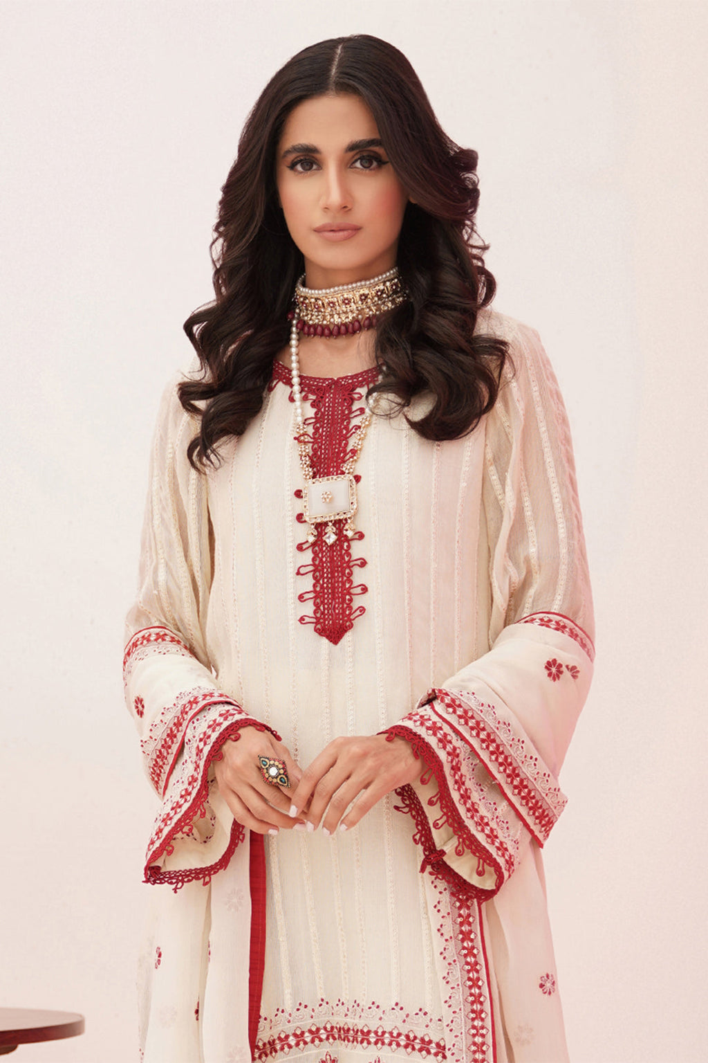 Zellbury | Unstitched 3 Piece Khaddi | Embroidered Shirt Shalwar Dupatta - 0363 - Libasekhas