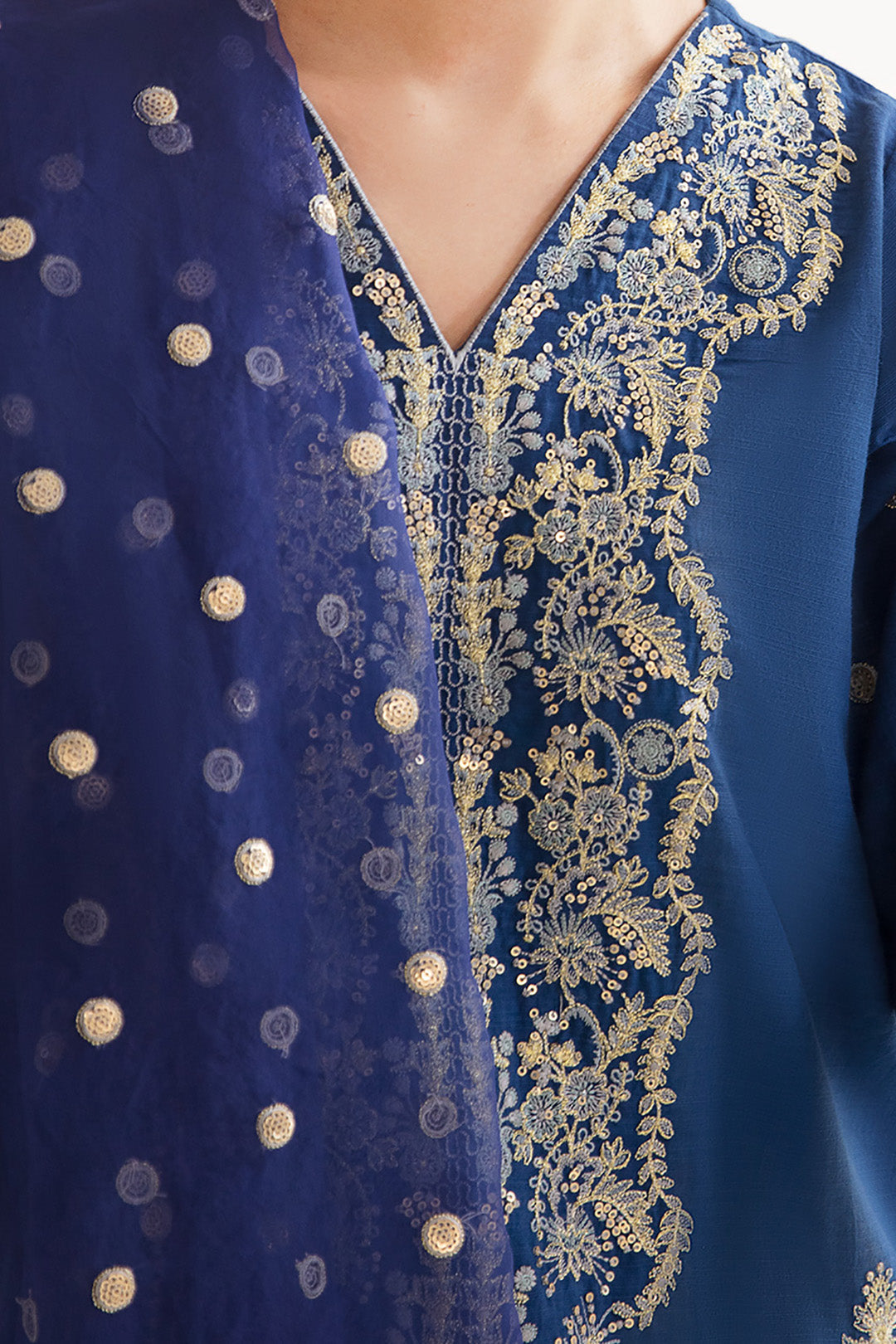 Zellbury | Unstitched 3 Piece Khaddar | Embroidered Shirt Shalwar Dupatta - 0295 - Libasekhas