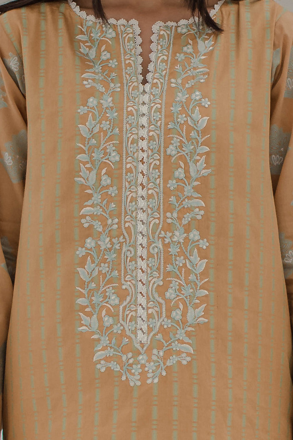 Zellbury | Unstitched 3 Piece Jacquard | Embroidered Shirt Shalwar - 0617 - Libasekhas