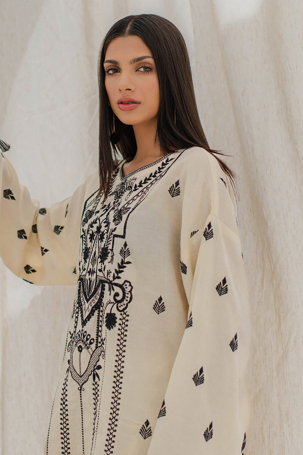 Zellbury | Unstitched 2 Piece Jacquard | Embroidered Shirt Shalwar - 0657 - Libasekhas