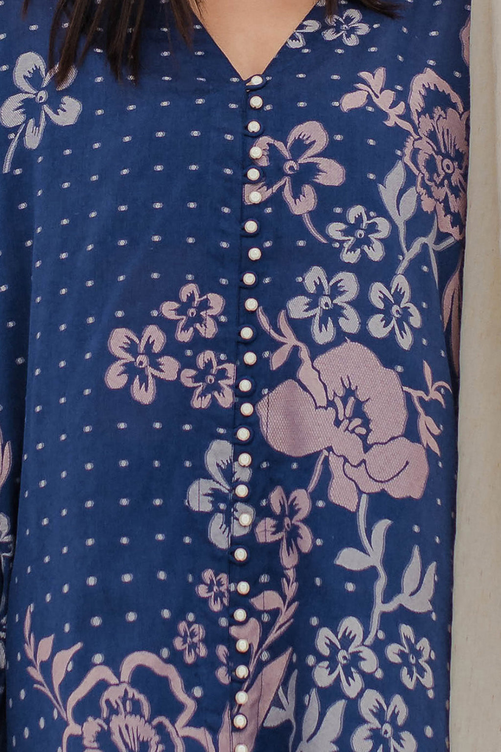 Zellbury | Unstitched 2 Piece Blue | Embroidered Shirt Shalwar - 0672 - Libasekhas