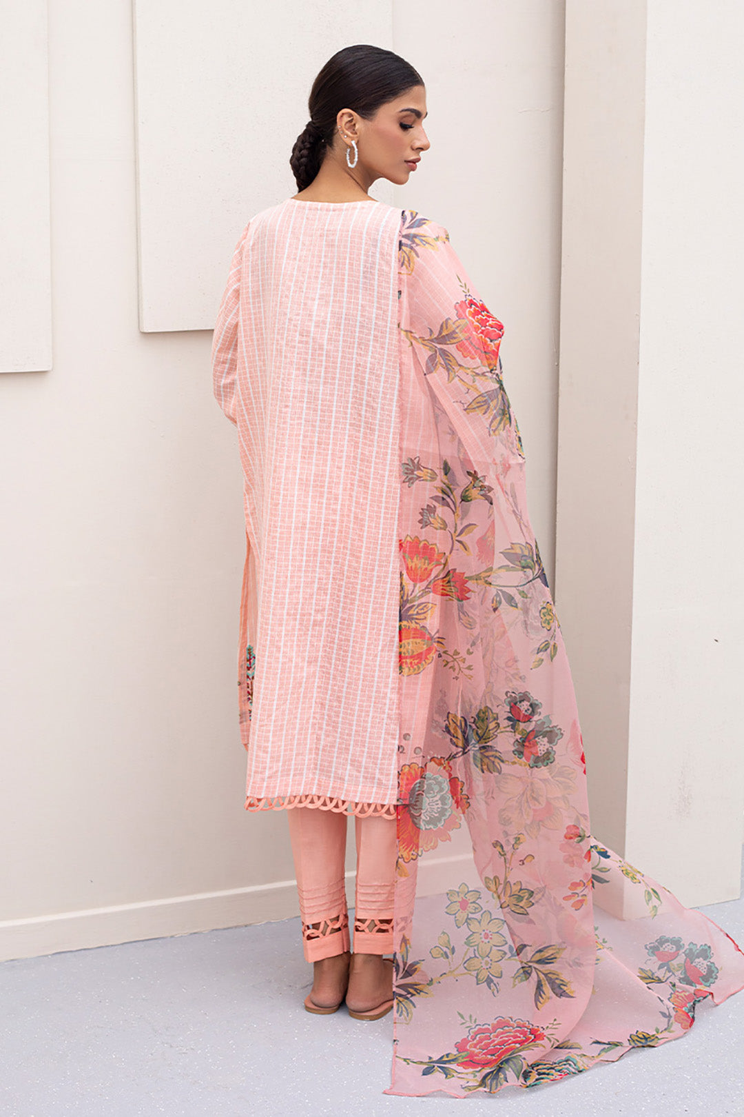 Zellbury | Unstitched 3 Piece Jacquard | Embroidered Shirt Shalwar Dupatta - 0286 - Libasekhas