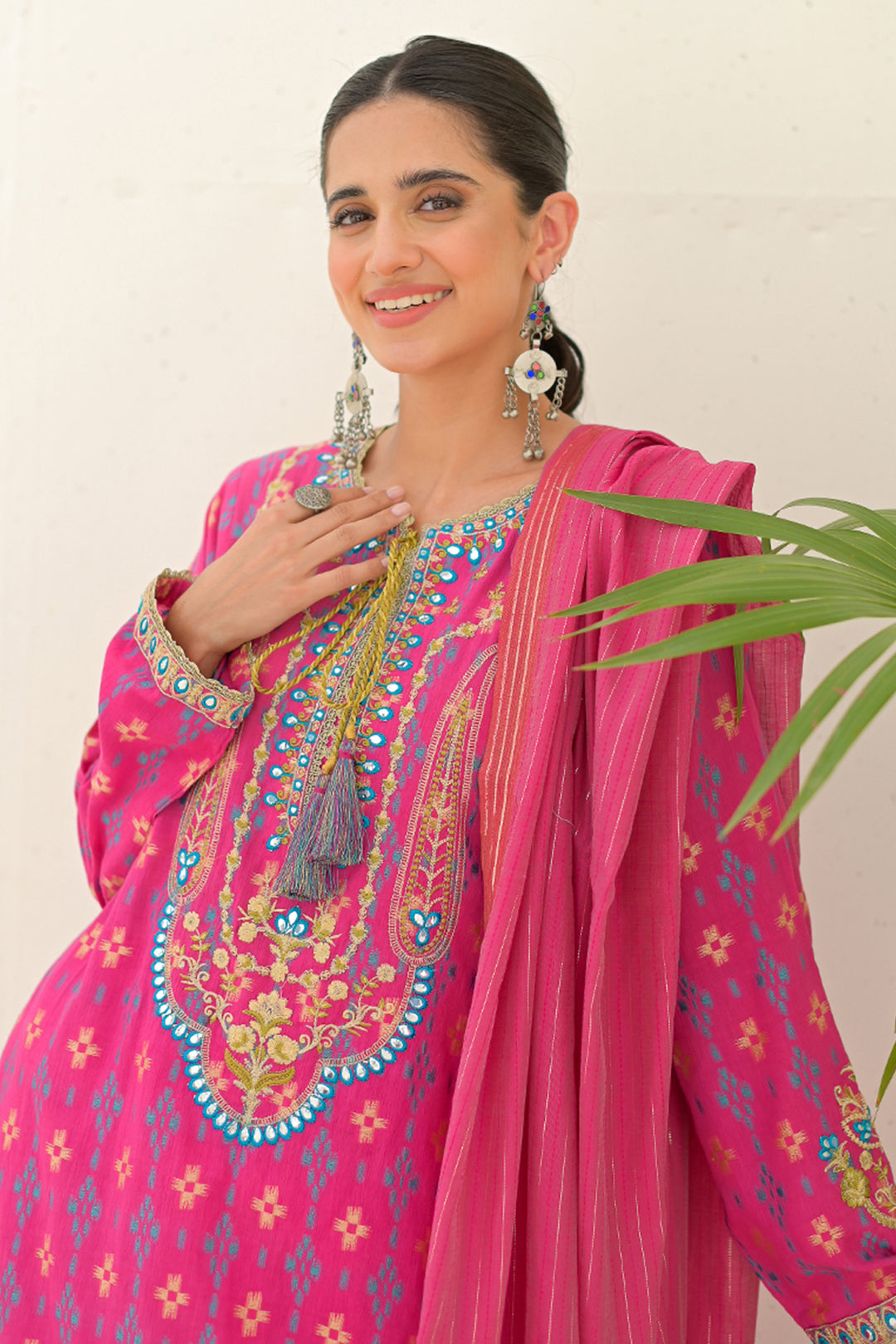 Zellbury | Unstitched 3 Piece Jacquard | Embroidered Shirt Shalwar Dupatta - 0289 - Libasekhas