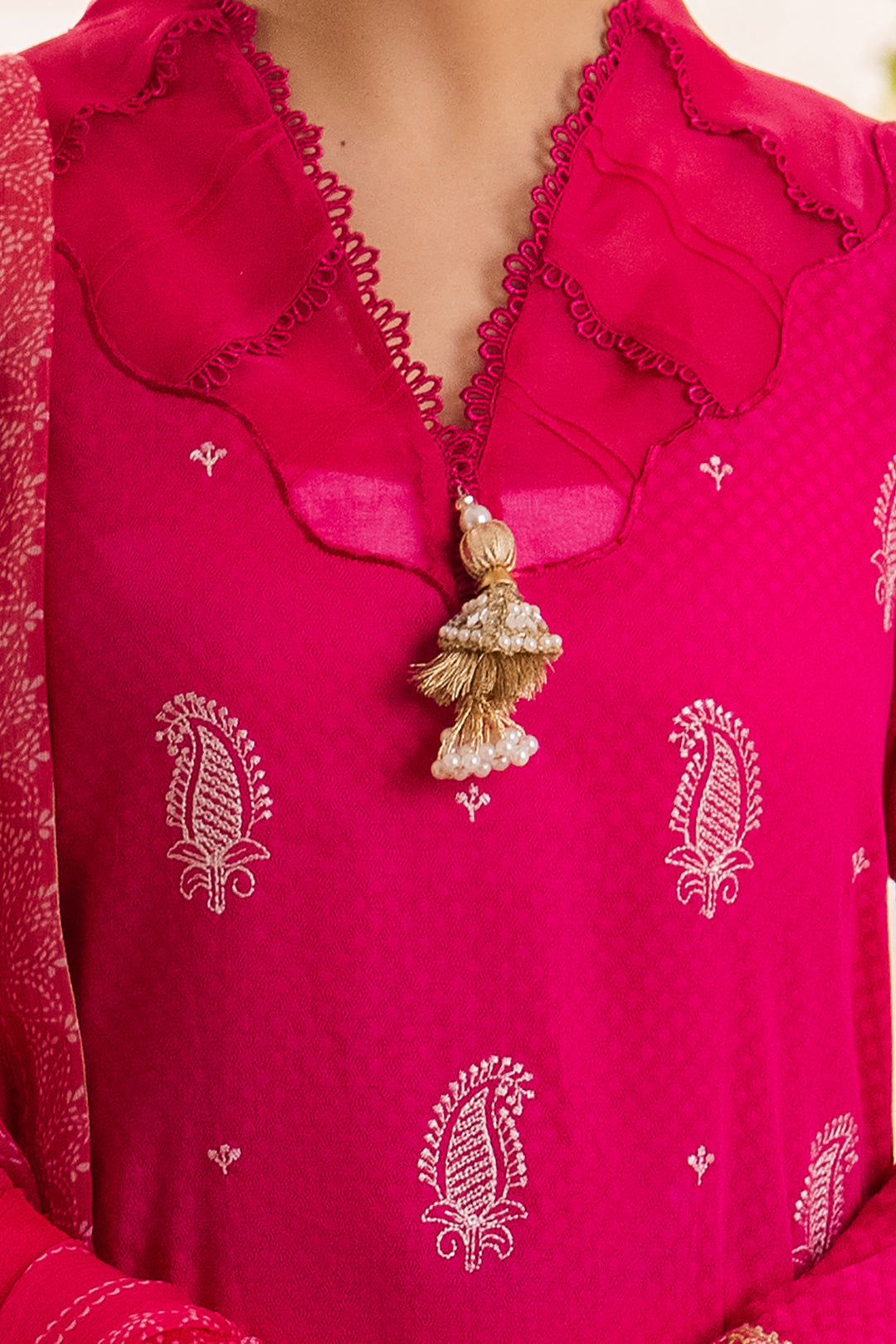 Zellbury | Unstitched 3 Piece Jacquard | Embroidered Shirt Shalwar Dupatta - 1118 - Libasekhas