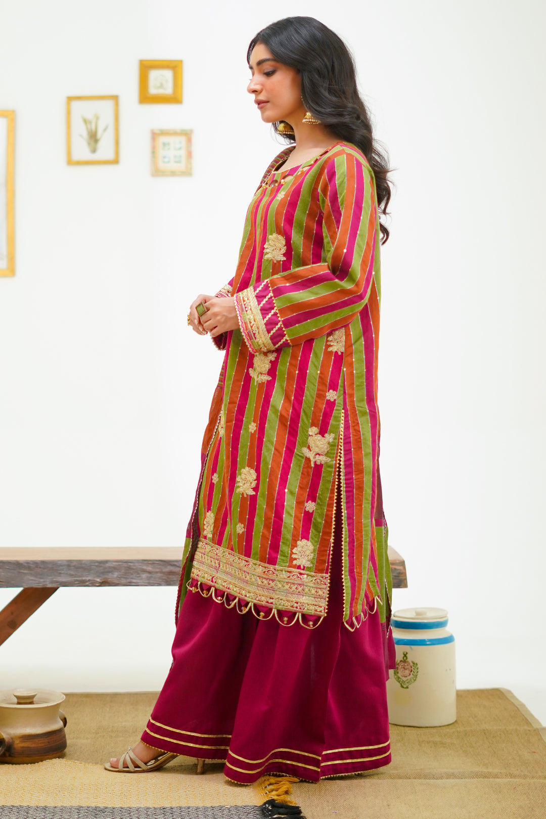 Zellbury | Unstitched 3 Piece Yarn | Embroidered Shirt Shalwar Dupatta - 1299 - Libasekhas