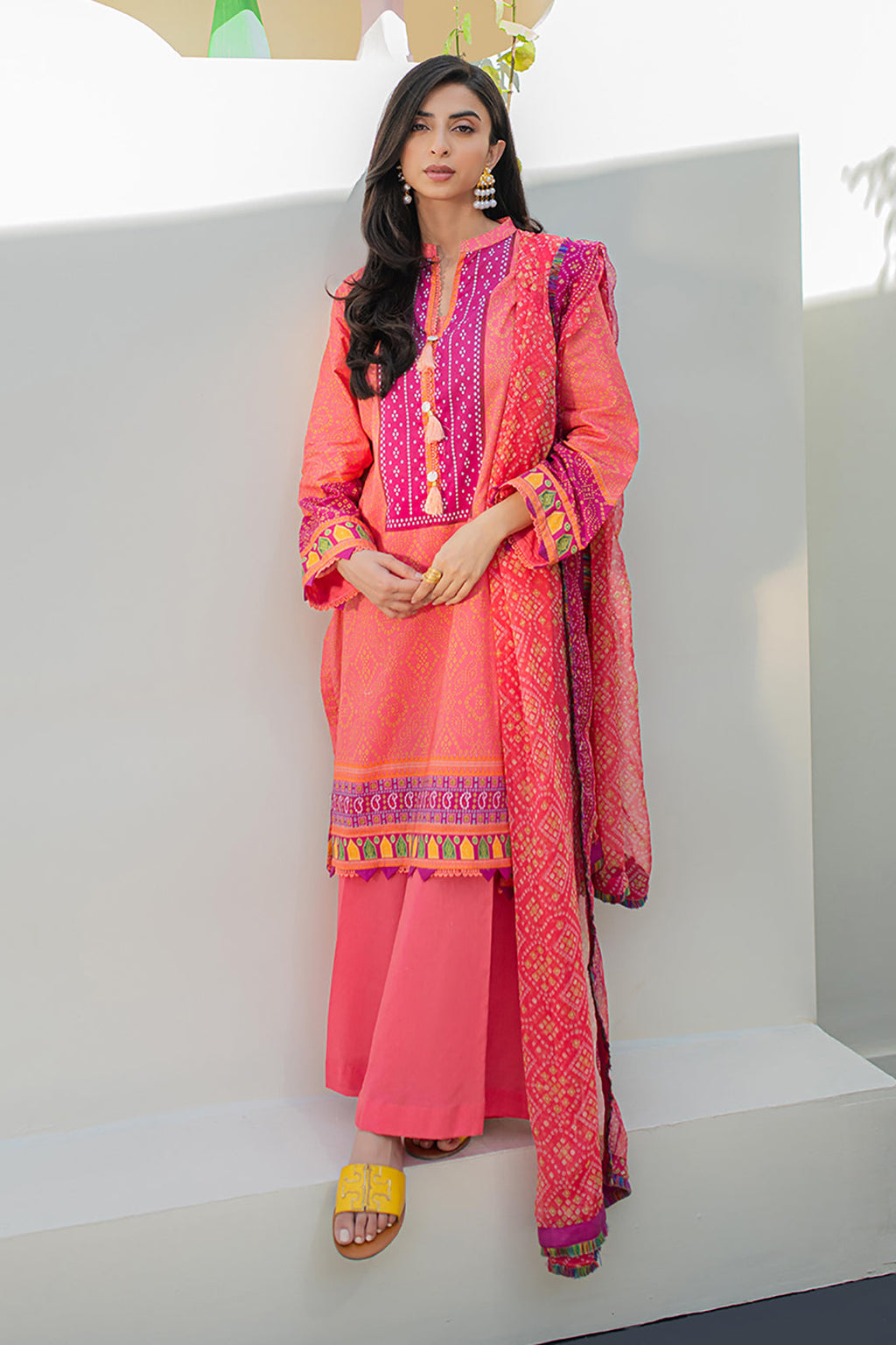 Zellbury | Unstitched 2 Piece Lawn | Shirt Dupatta - 1150 - Libasekhas