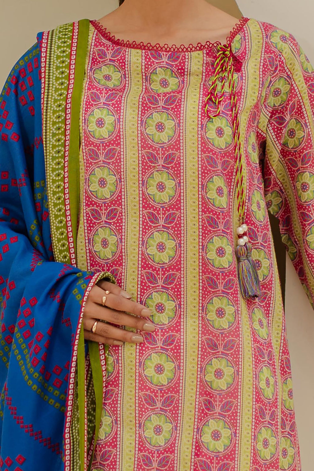 Zellbury | Unstitched 2 Piece Lawn | Shirt Dupatta - 1156 - Libasekhas