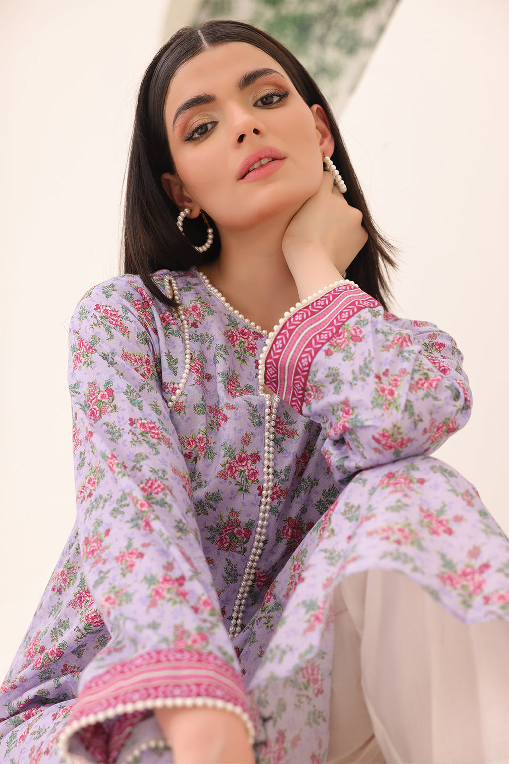 Zellbury | Unstitched 2 Piece Lawn | Shirt Dupatta - 1161 - Libasekhas