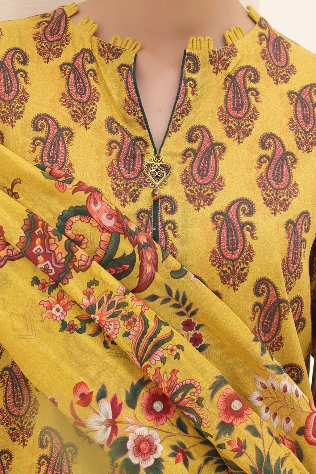 Zellbury | Unstitched 2 Piece Lawn | Shirt Dupatta - 1164 - Libasekhas