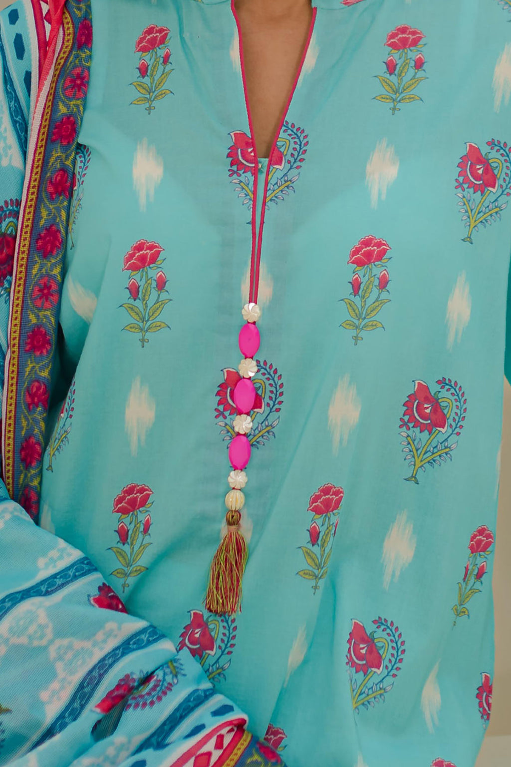 Zellbury | Unstitched 3 Piece Lawn | Shirt Shalwar Dupatta - 1193 - Libasekhas