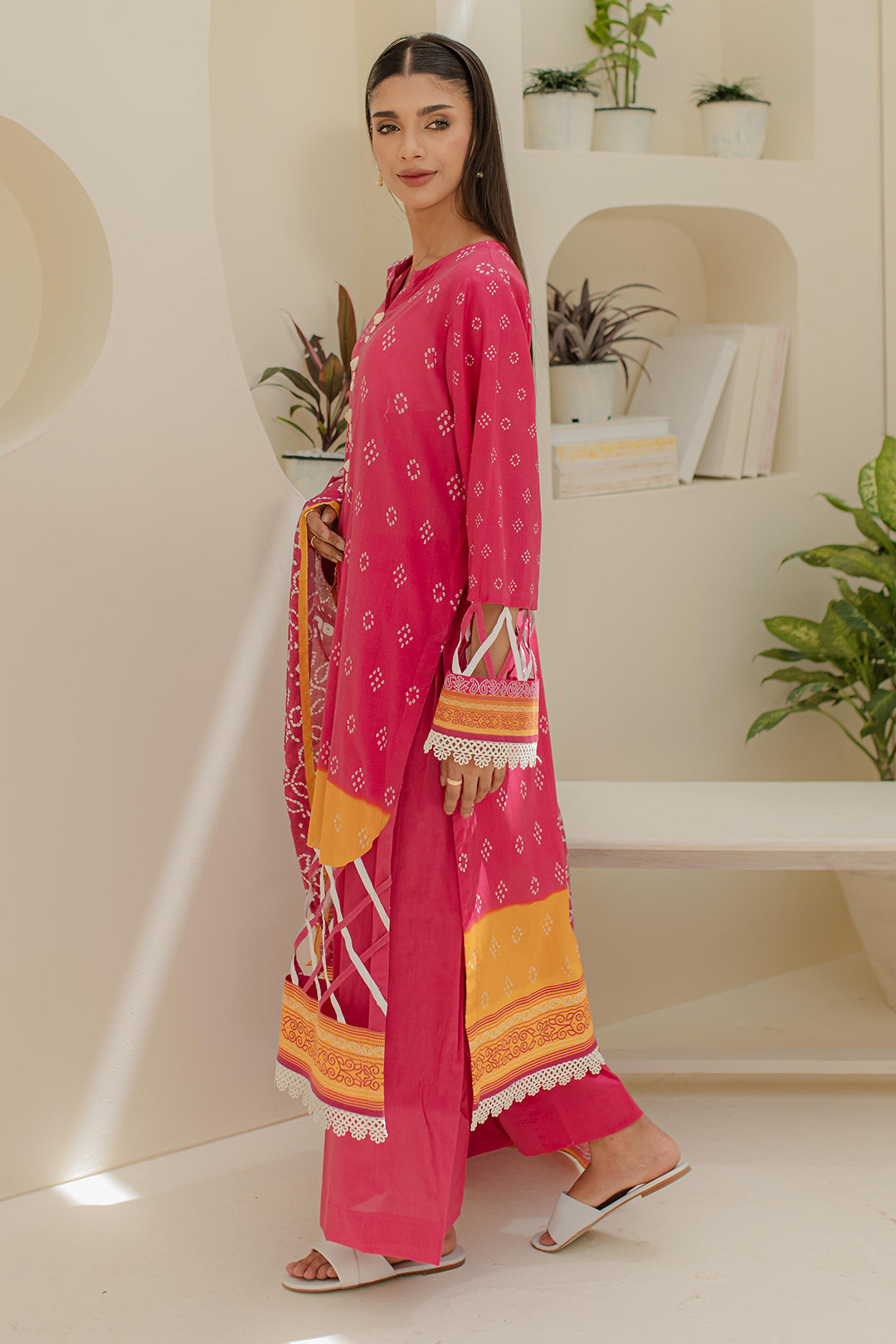 Zellbury | Unstitched 3 Piece Lawn | Shirt Shalwar Dupatta - 1210 - Libasekhas