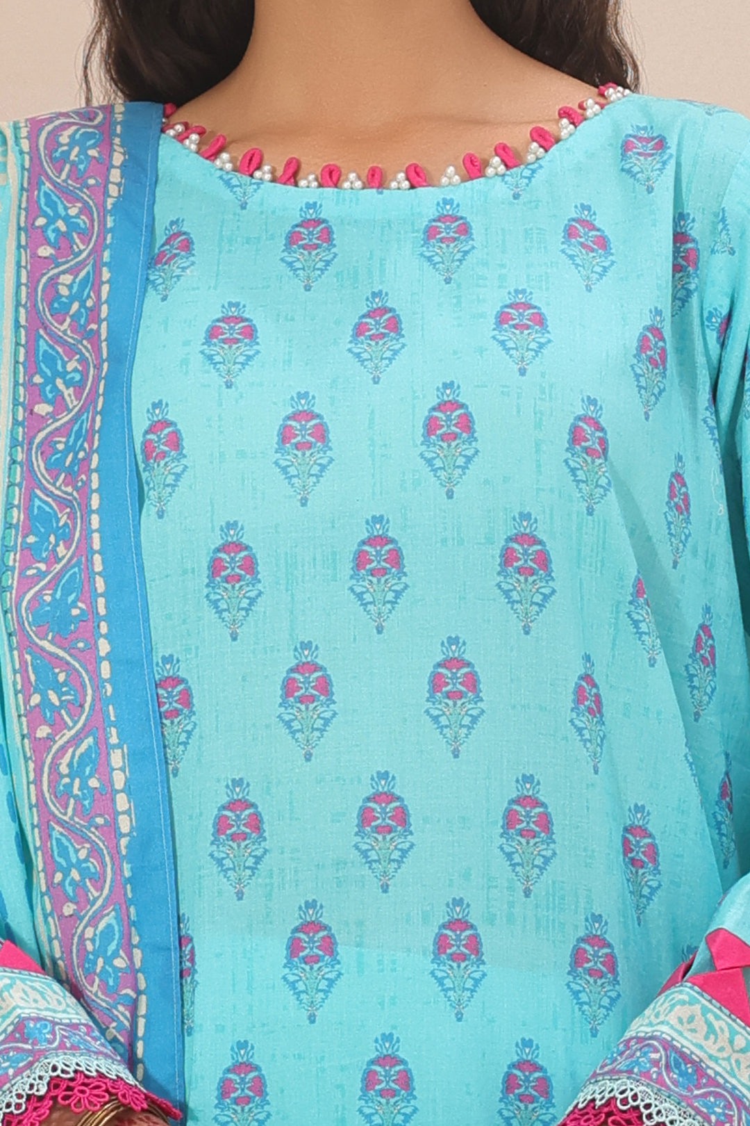 Zellbury | Unstitched 3 Piece Lawn | Shirt Shalwar Dupatta - 1231 - Libasekhas