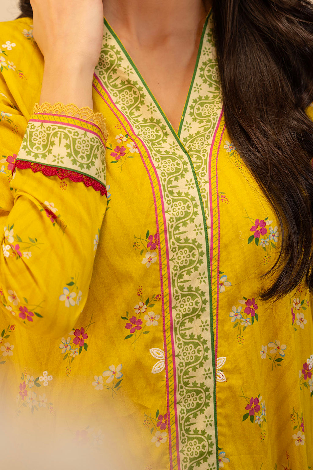 Zellbury | Unstitched 2 Piece Lawn | Embroidered Shirt Shalwar - 0098 - Libasekhas