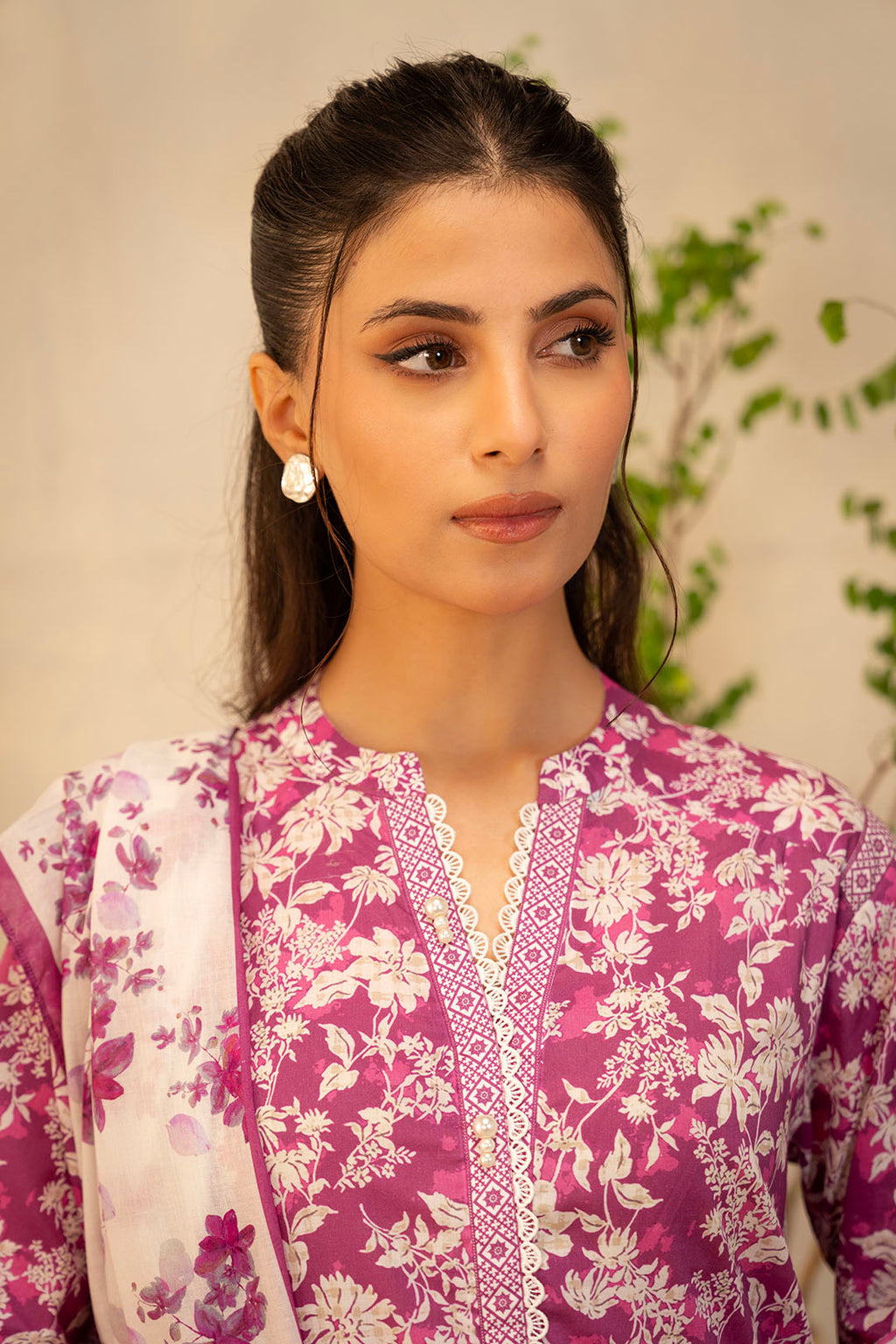 Zellbury | Unstitched 2 Piece Lawn | Shirt Dupatta - 0005 - Libasekhas