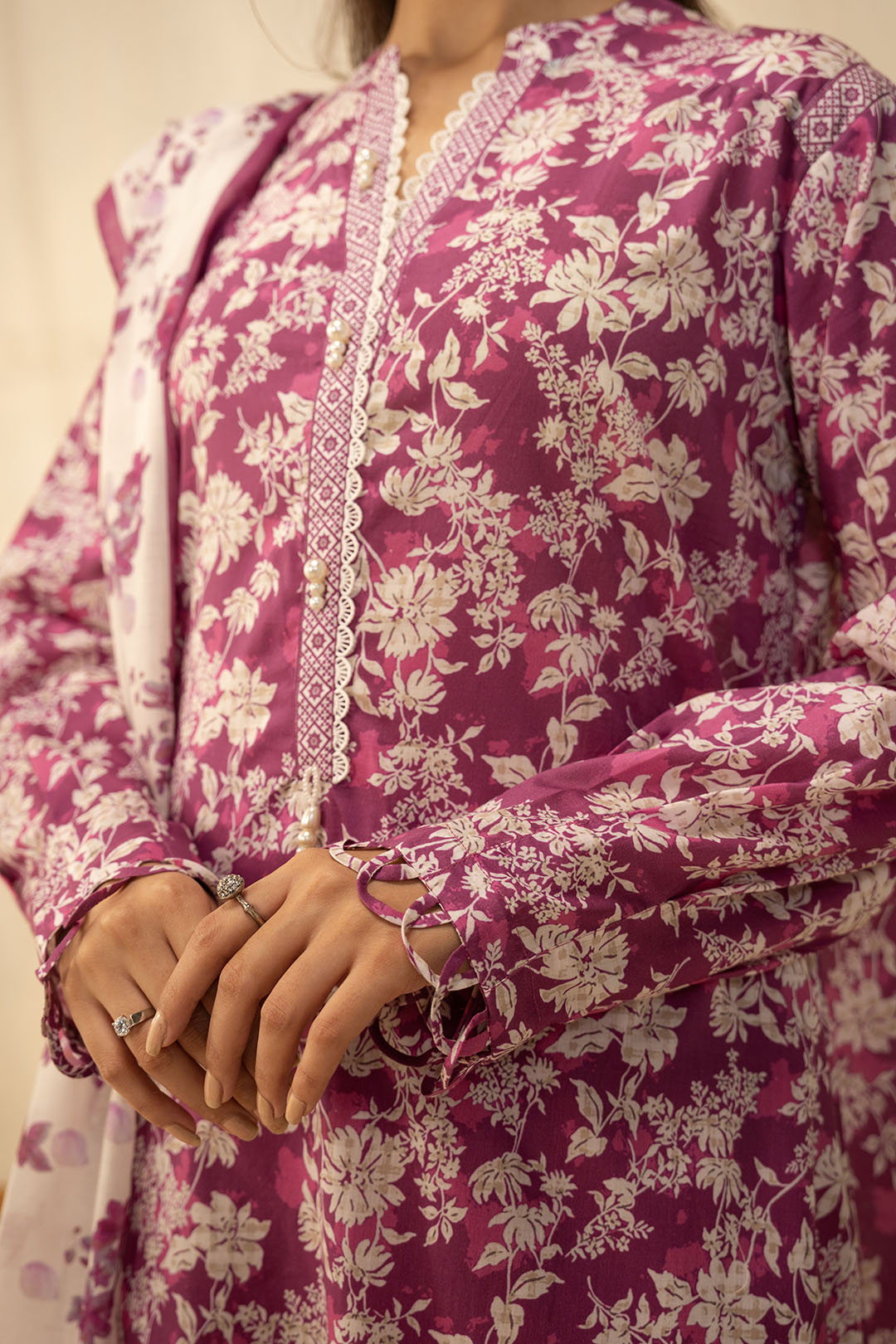 Zellbury | Unstitched 2 Piece Lawn | Shirt Dupatta - 0005 - Libasekhas