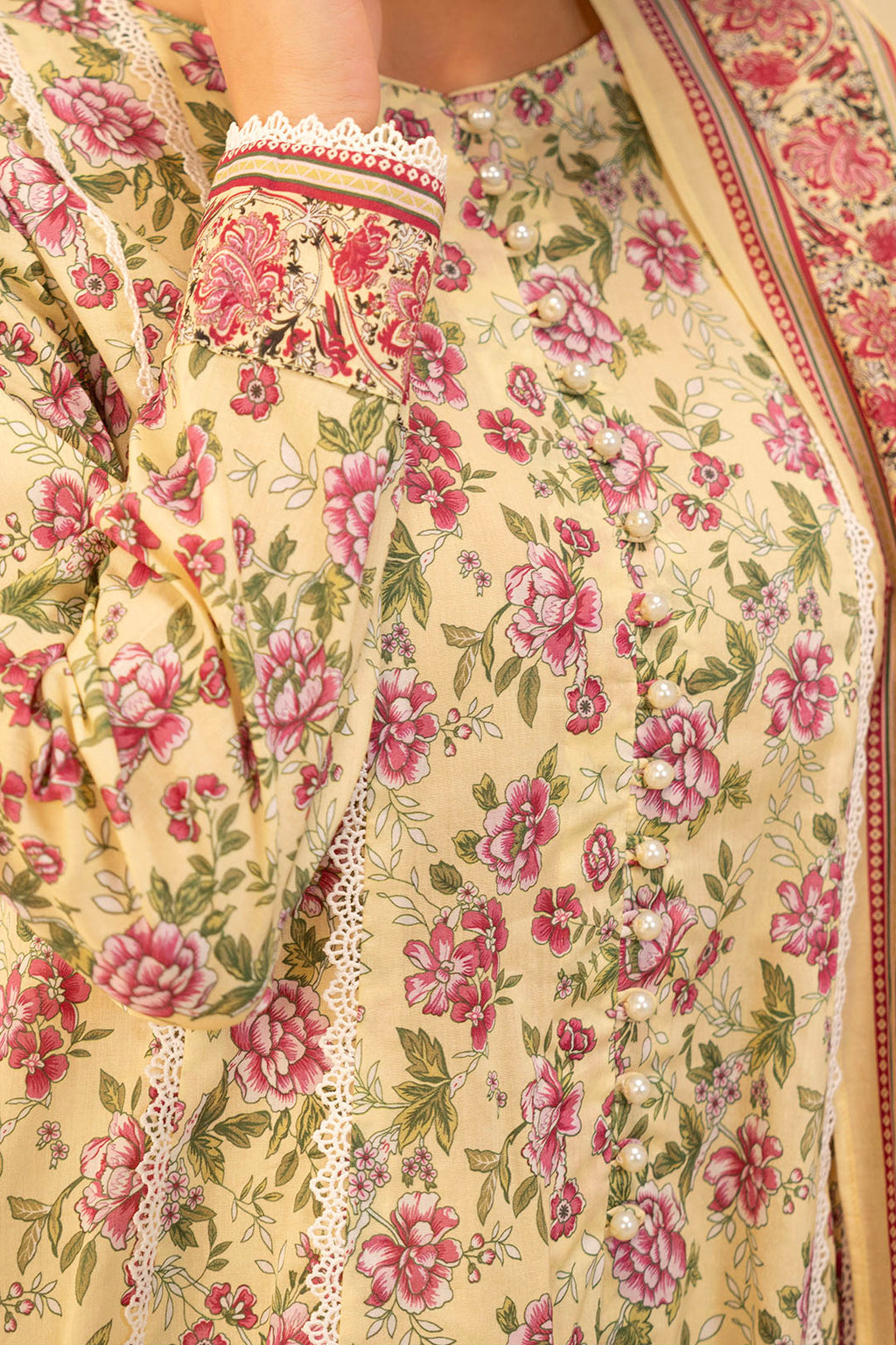 Zellbury | Unstitched 2 Piece Lawn | Shirt Dupatta - 0009 - Libasekhas
