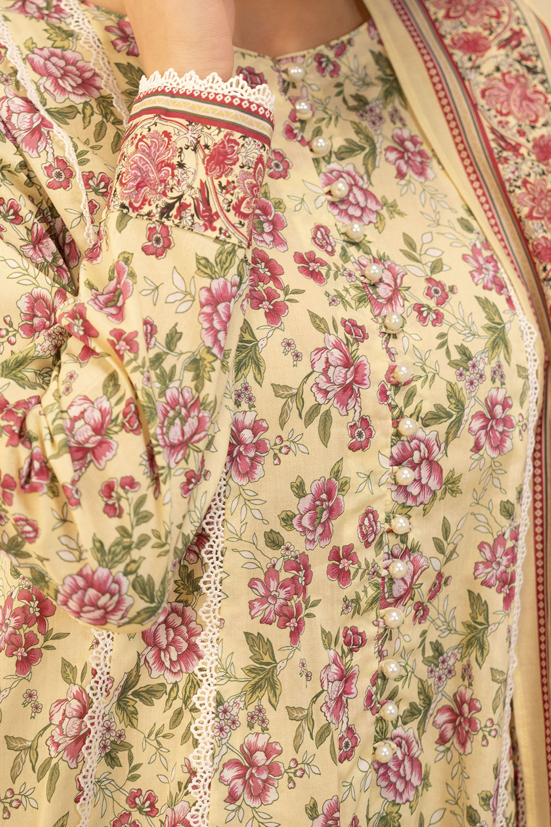 Zellbury | Unstitched 2 Piece Lawn | Shirt Dupatta - 0009 - Libasekhas