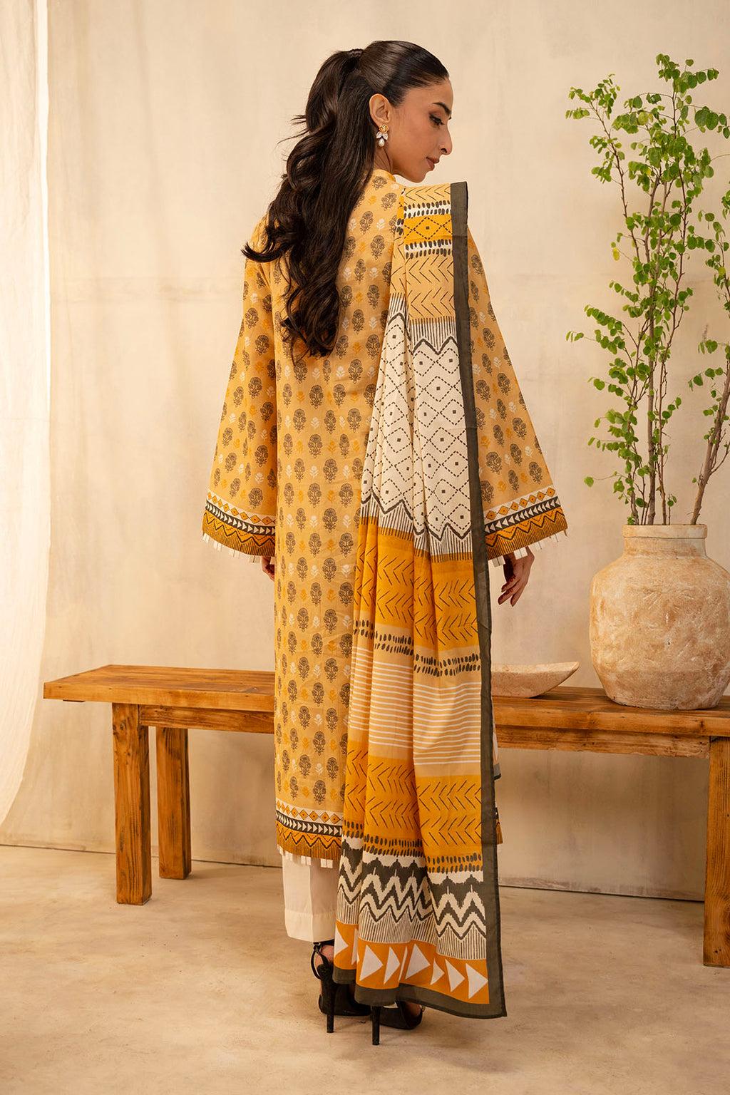 Zellbury | Unstitched 2 Piece Lawn | Shirt Dupatta - 0010 - Libasekhas