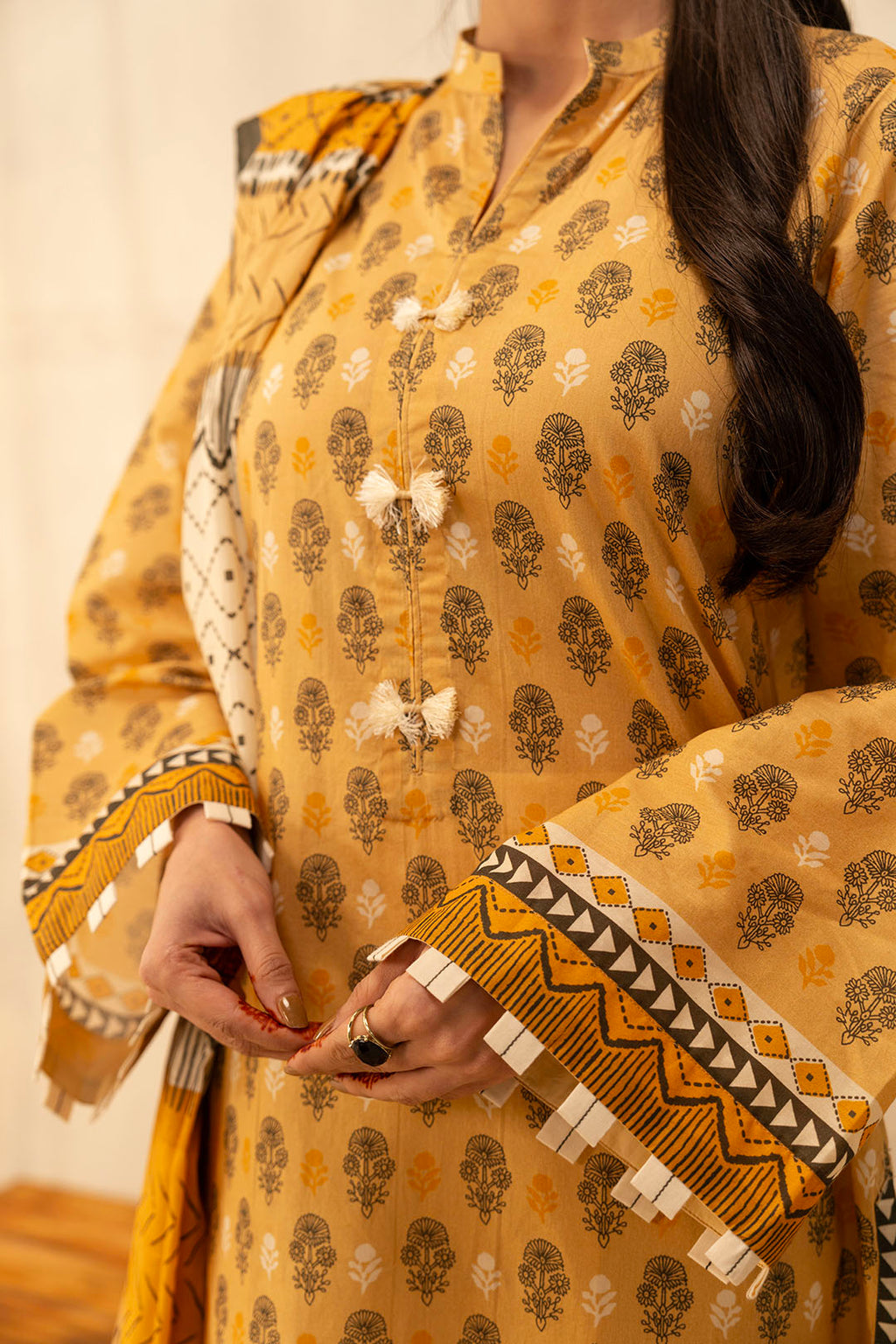 Zellbury | Unstitched 2 Piece Lawn | Shirt Dupatta - 0010 - Libasekhas