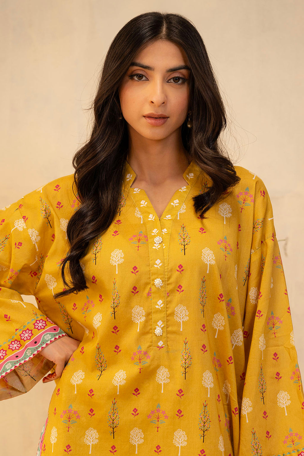 Zellbury | Unstitched 2 Piece Lawn | Shirt Shalwar - 0019 - Libasekhas