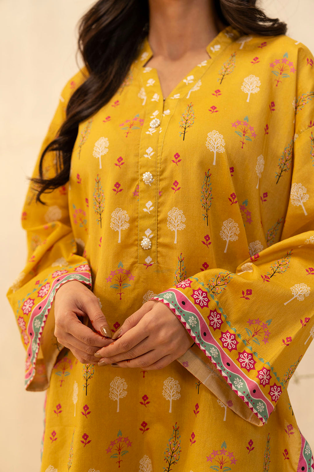 Zellbury | Unstitched 2 Piece Lawn | Shirt Shalwar - 0019 - Libasekhas