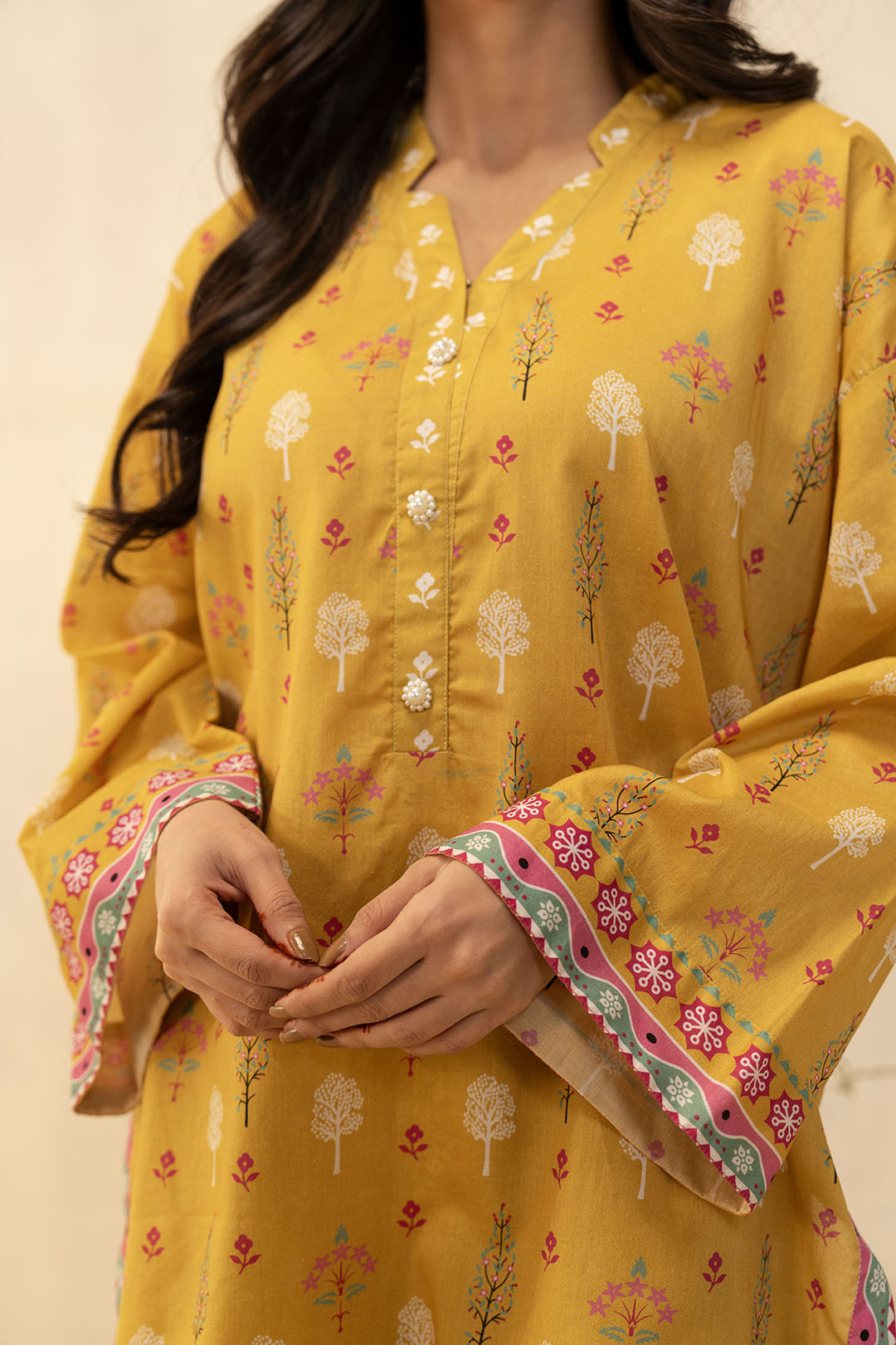 Zellbury | Unstitched 2 Piece Lawn | Shirt Shalwar - 0019 - Libasekhas