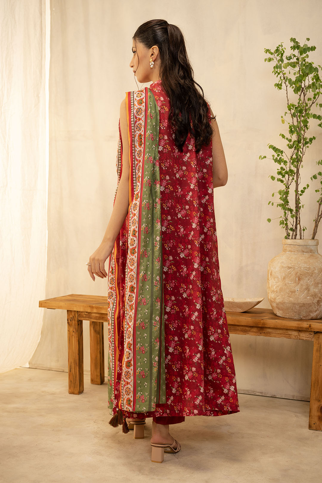 Zellbury | Unstitched 2 Piece Lawn | Shirt Dupatta - 0087 - Libasekhas