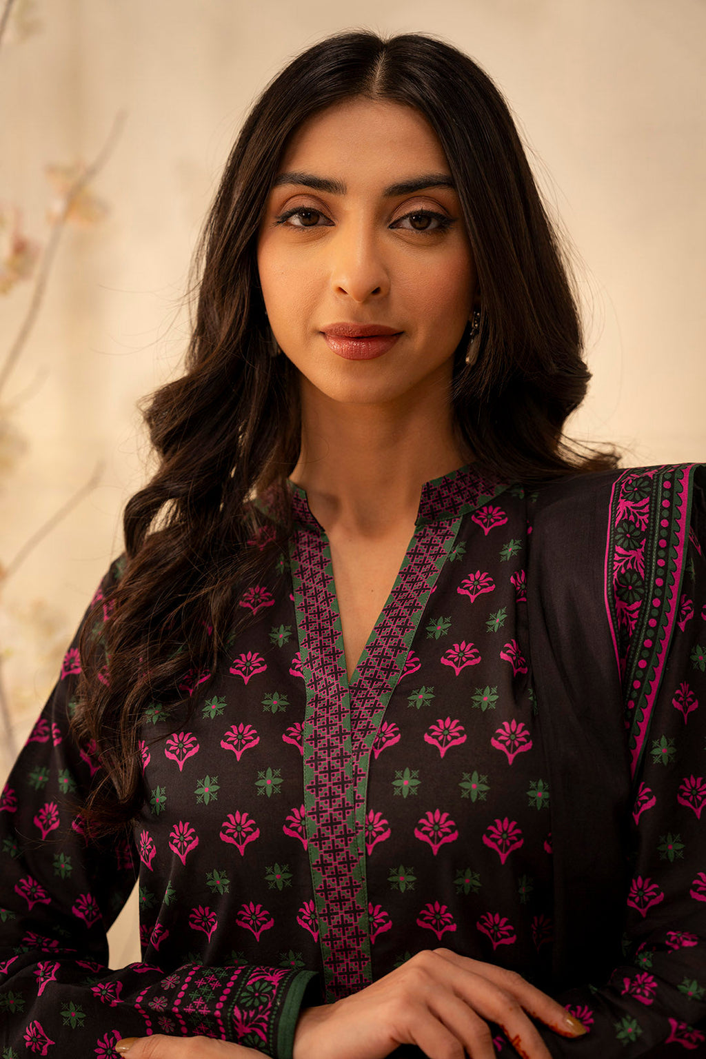 Zellbury | Unstitched 2 Piece Lawn | Shirt Dupatta - 0088 - Libasekhas