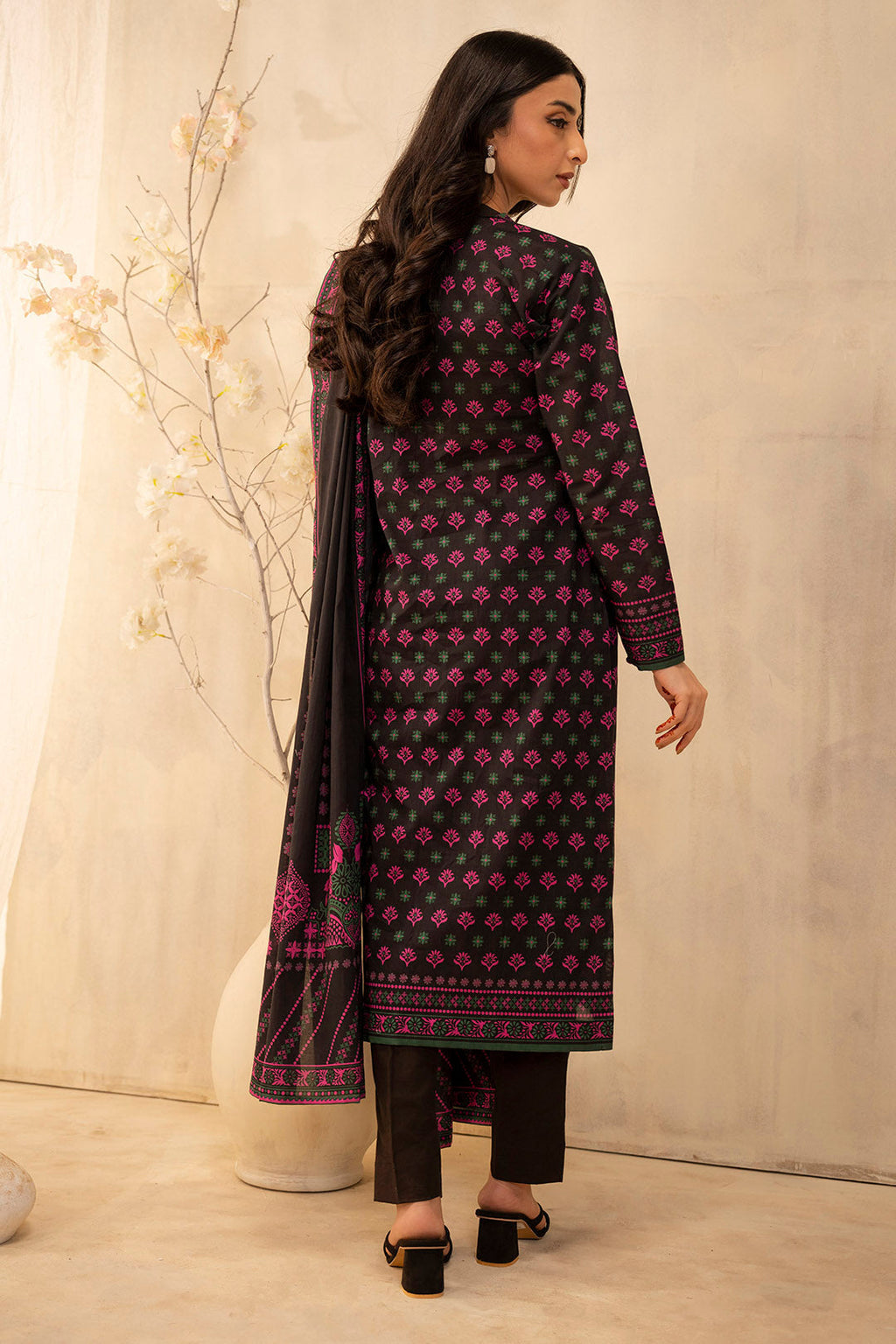 Zellbury | Unstitched 2 Piece Lawn | Shirt Dupatta - 0088 - Libasekhas