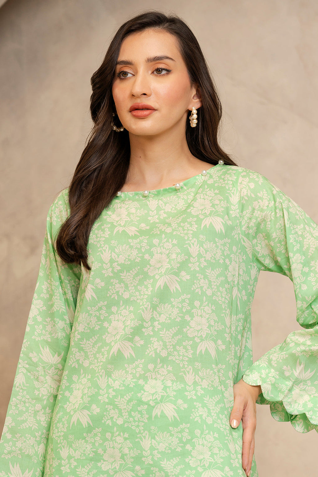 Zellbury | Unstitched 2 Piece Lawn | Shirt Shalwar - 0093 - Libasekhas