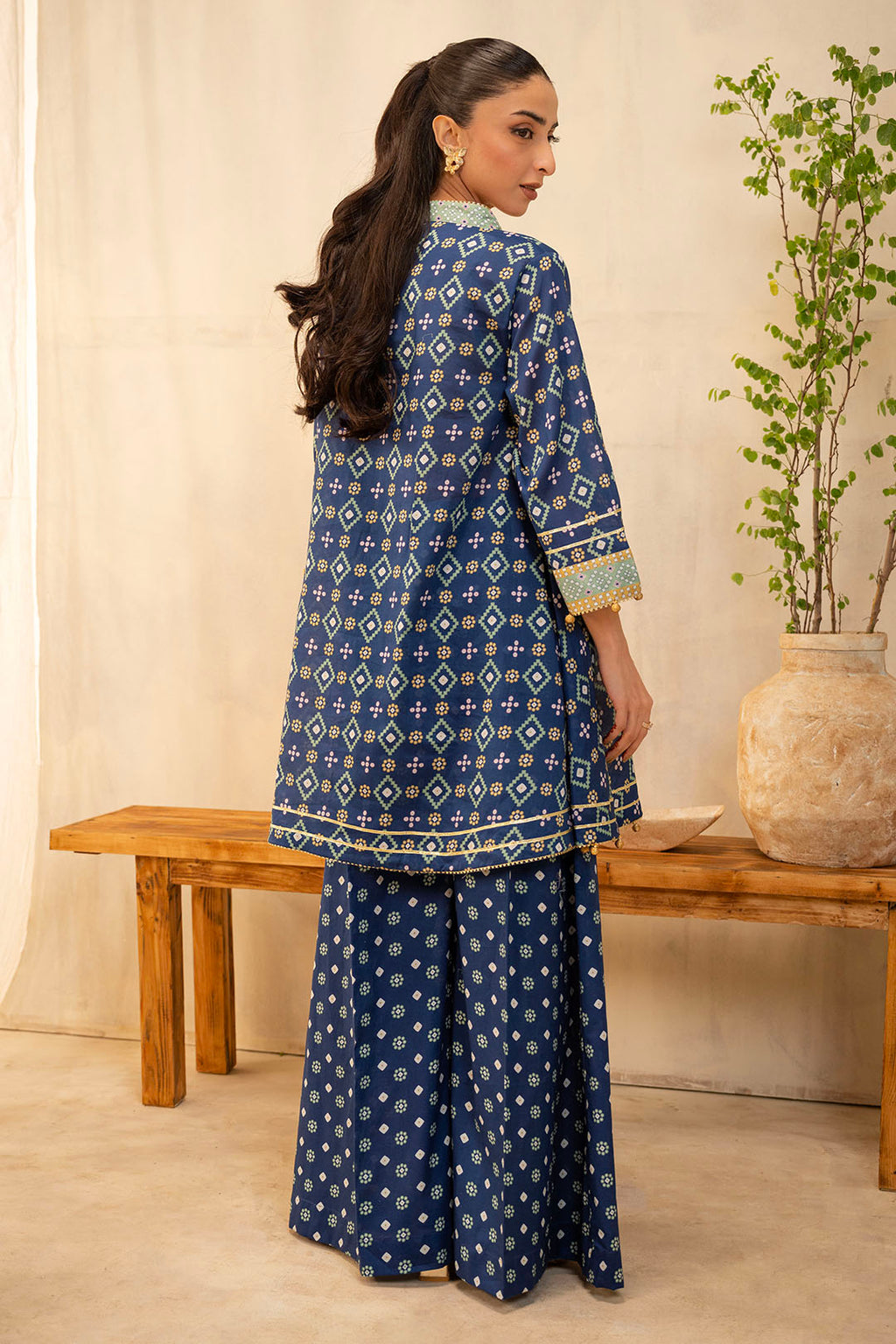 Zellbury | Unstitched 2 Piece Lawn | Shirt Shalwar - 0095 - Libasekhas