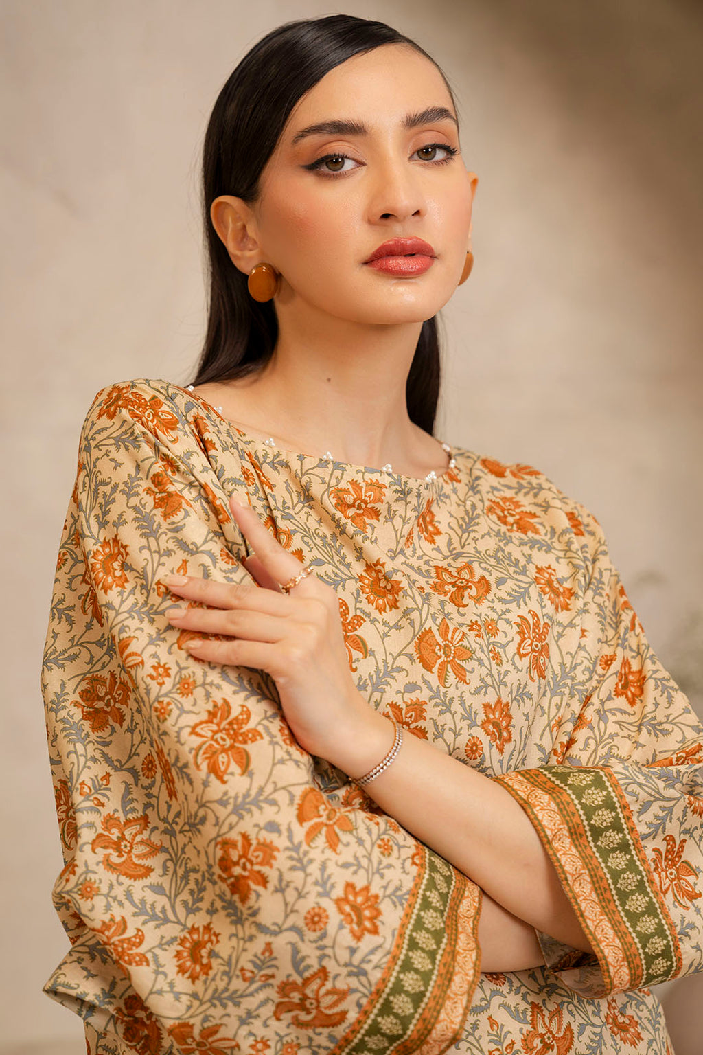 Zellbury | Unstitched 2 Piece Lawn | Shirt Shalwar - 0097 - Libasekhas