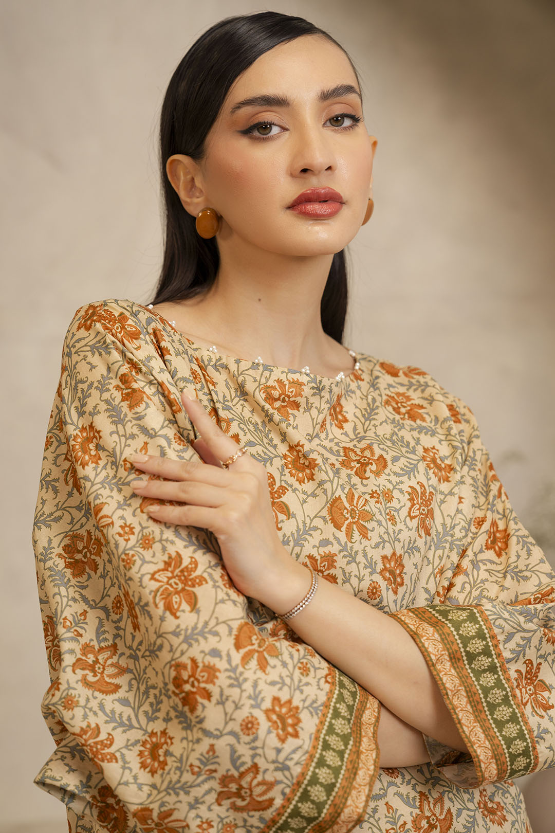 Zellbury | Unstitched 2 Piece Lawn | Shirt Shalwar - 0097 - Libasekhas