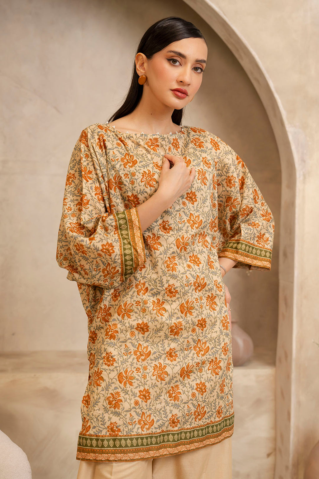 Zellbury | Unstitched 2 Piece Lawn | Shirt Shalwar - 0097 - Libasekhas